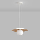 Modern White Glass Globe Cord Dining Room Pendant Light Image - 8