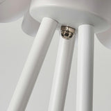 Modern White Honeycomb Shade Tripod Floor Lamp Image - 11