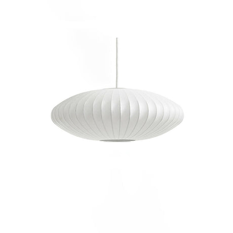 Modern White Lanterns Silk Dining Room Pendant Light Image - 2