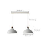 Modern White Metal Rope Bowl Pendant Light Adjustable Length Image - 16