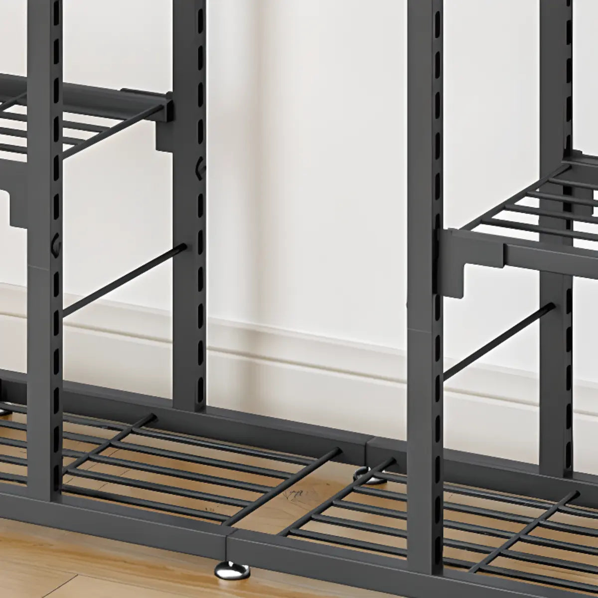 Modern White Multi-Level Metal Storage Plant Stand Image - 9