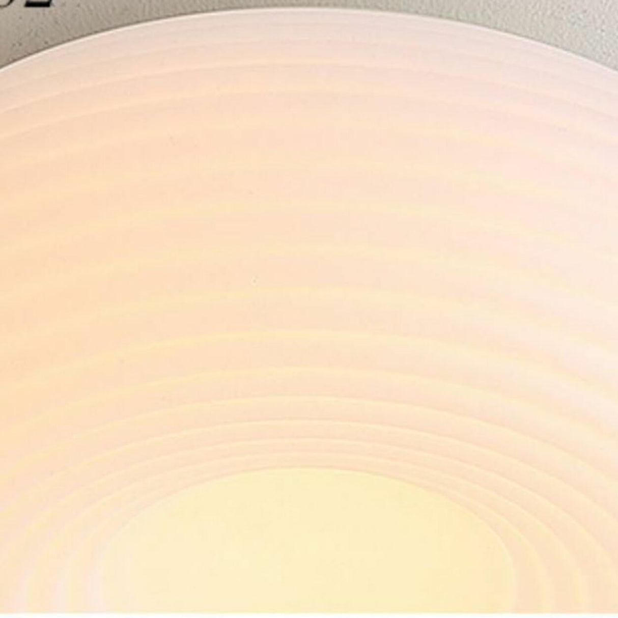 Modern White Oval Pleated Resin LED Pendant Light Image - 5