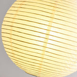 Modern White Paper Lantern Globe Pendant Light Image - 15