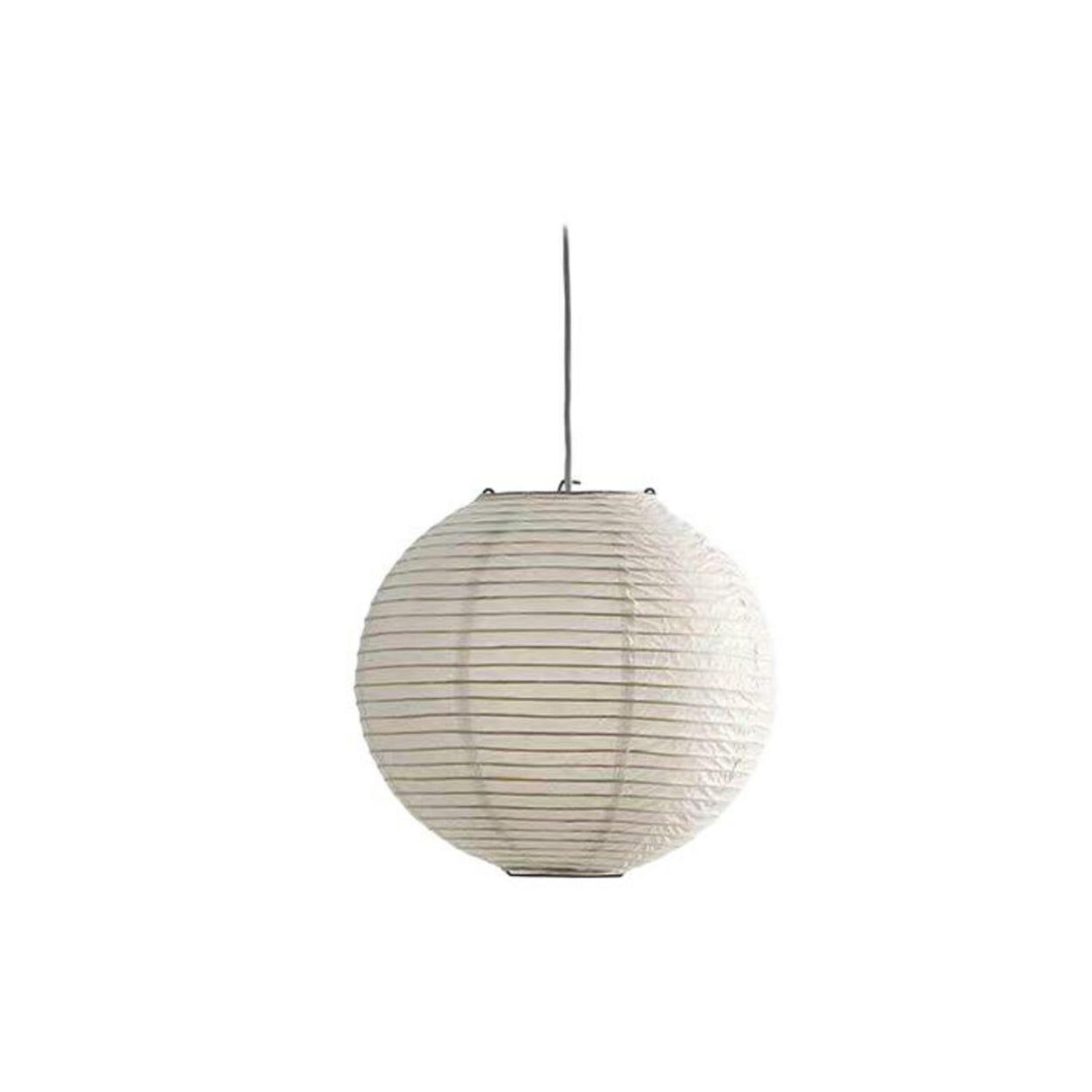 Modern White Paper Lantern Globe Pendant Light Image - 3