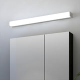 Modern White Rectangular LED Bathroom Vanity Light  Image - 3