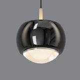 Modern White Sculpted Acrylic Bedroom Pendant Light Image - 10