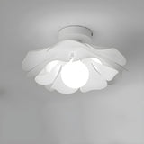 Modern White Tier-Shaped Semi-Flush Mount Ceiling Light  Image - 10