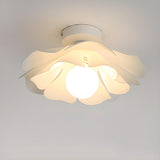 Modern White Tier-Shaped Semi-Flush Mount Ceiling Light  Image - 11