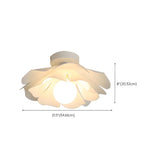 Modern White Tier-Shaped Semi-Flush Mount Ceiling Light  Image - 15