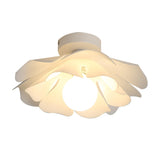 Modern White Tier-Shaped Semi-Flush Mount Ceiling Light  Image - 5