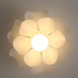 Modern White Tier-Shaped Semi-Flush Mount Ceiling Light  Image - 6