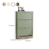 Modern White Wooden Wall-Mounted Shoe Cabinet #size