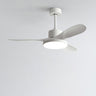 Modern Wood 3 Blade Standard Ceiling Fan with LED Light Image - 9