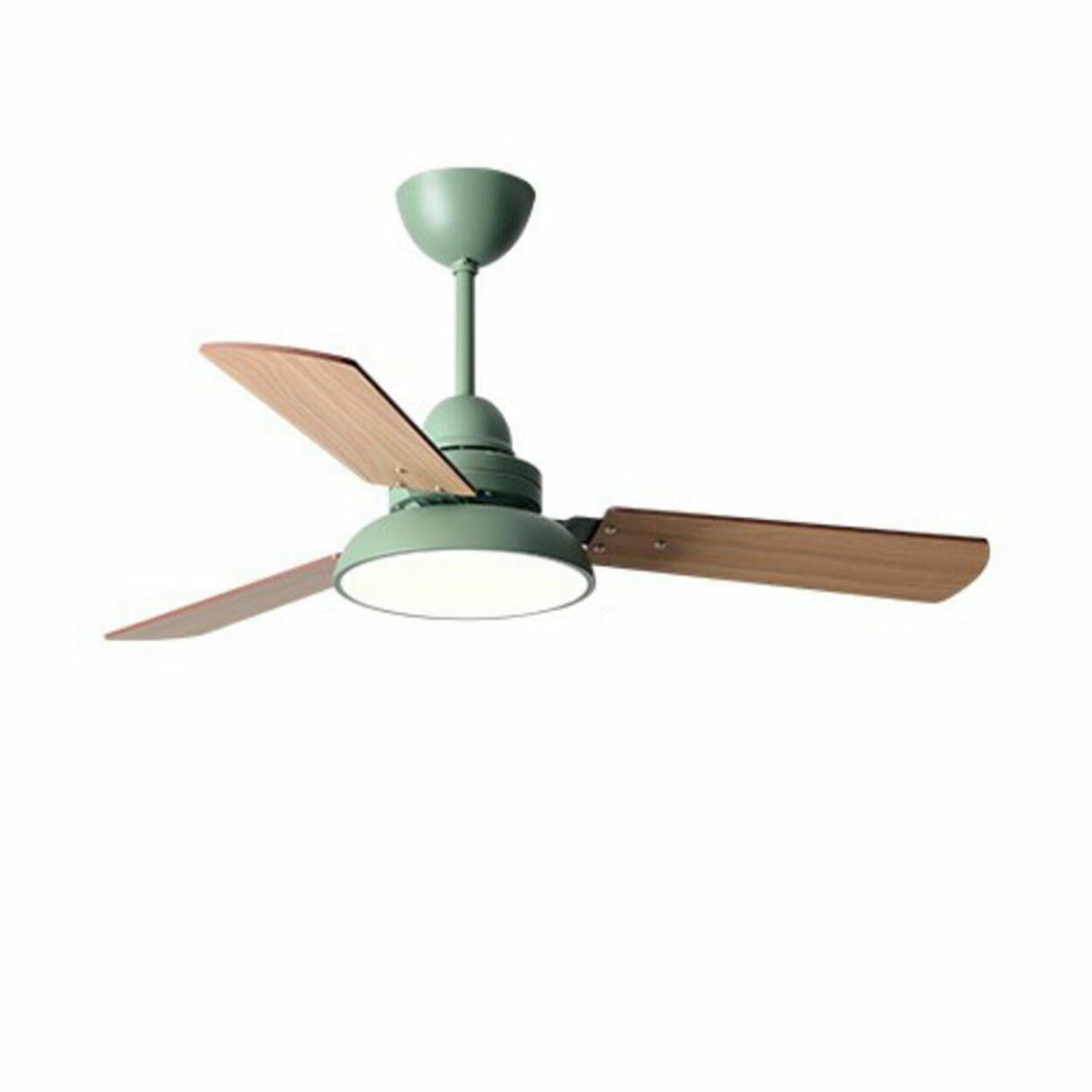 Modern Wood 3 Blades Standard Remote Ceiling Fan Light Image - 10