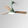 Modern Wood 3 Blades Standard Remote Ceiling Fan Light Image - 5