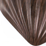 Modern Wood Color Shell Bedside Metal Wall Sconce Image - 17