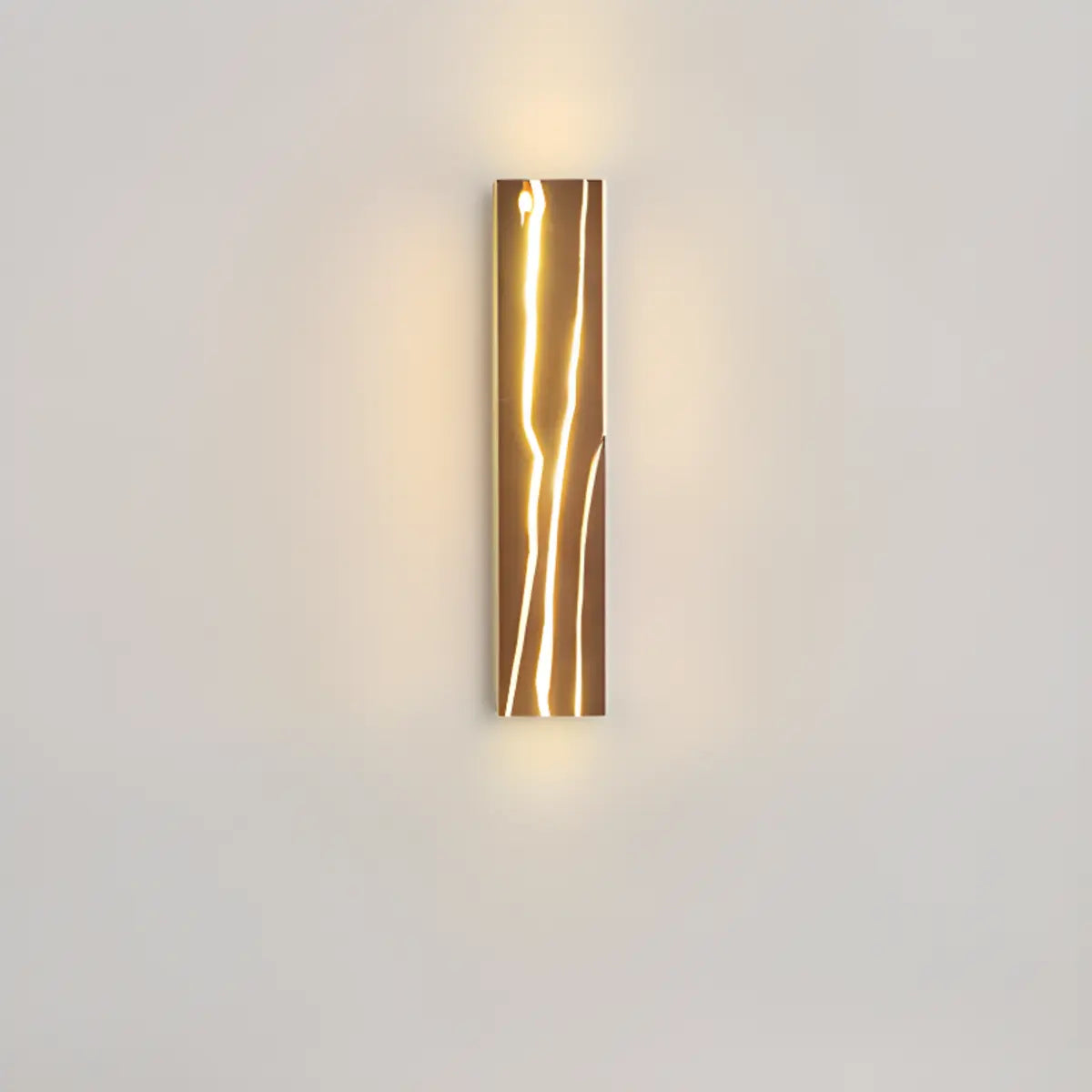 Modern Wood Geometric Artistic Pattern Wall Sconce Image - 6