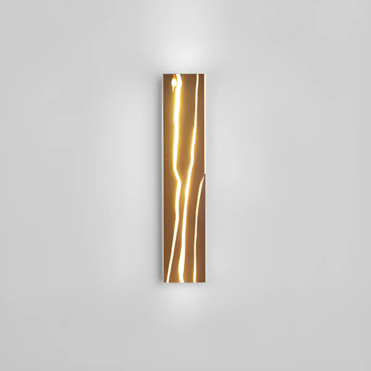 Modern Wood Geometric Artistic Pattern Wall Sconce Image - 7