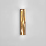 Modern Wood Geometric Artistic Pattern Wall Sconce Image - 7