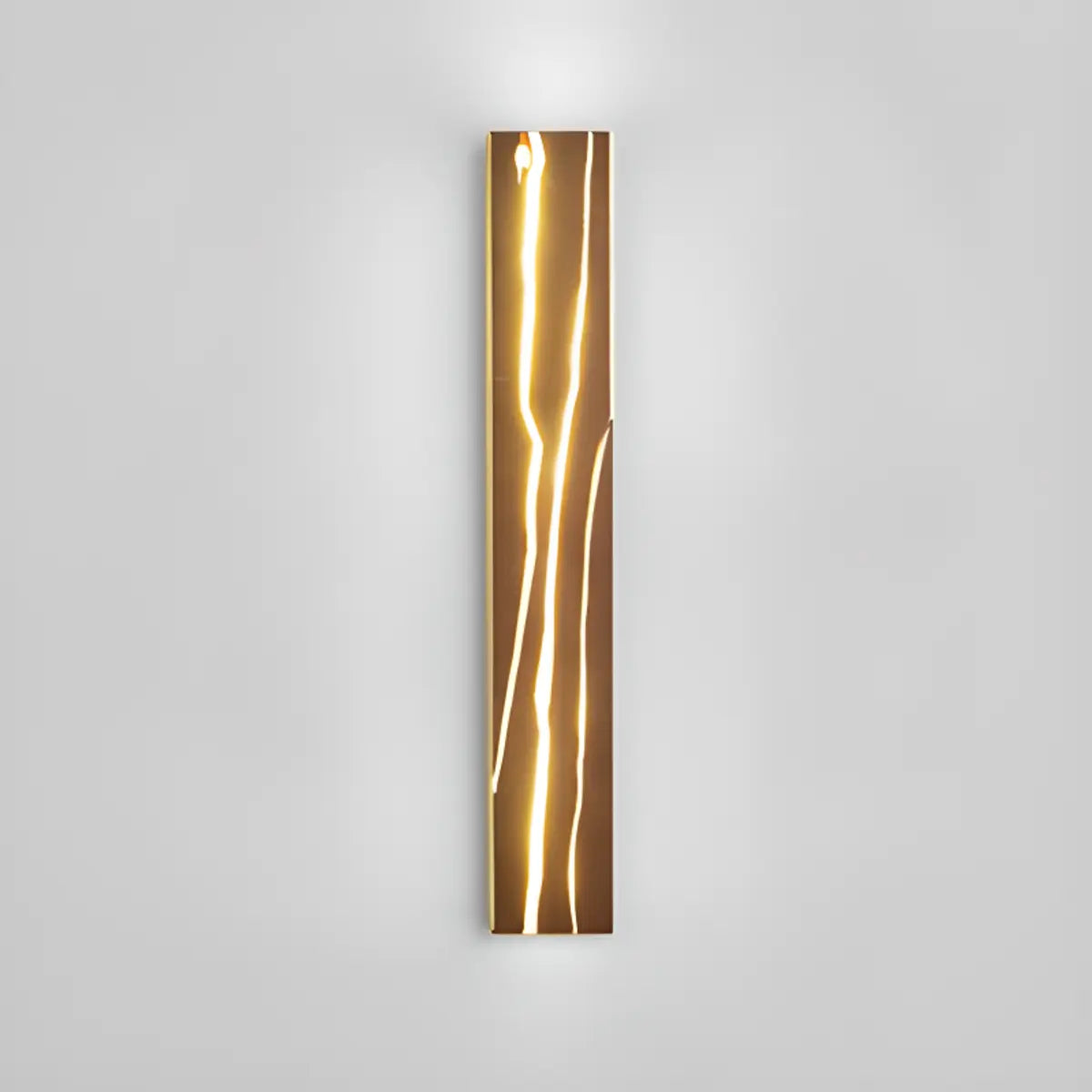 Modern Wood Geometric Artistic Pattern Wall Sconce Image - 9