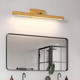 Modern Wood Linear LED Bathroom Vanity Mirror Light  Image - 7