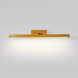 Modern Wood Linear LED Bathroom Vanity Mirror Light  Image - 9