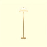 Modern Yellow Dome Metal Living Room Floor Lamp Image - 2