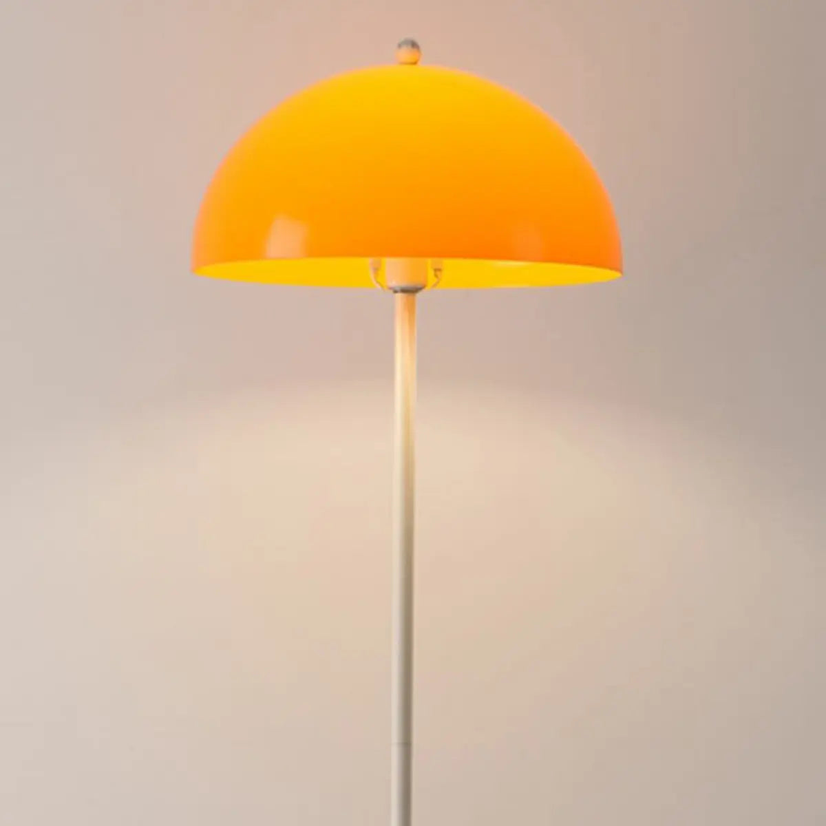 Modern Yellow Dome Metal Living Room Floor Lamp Image - 12