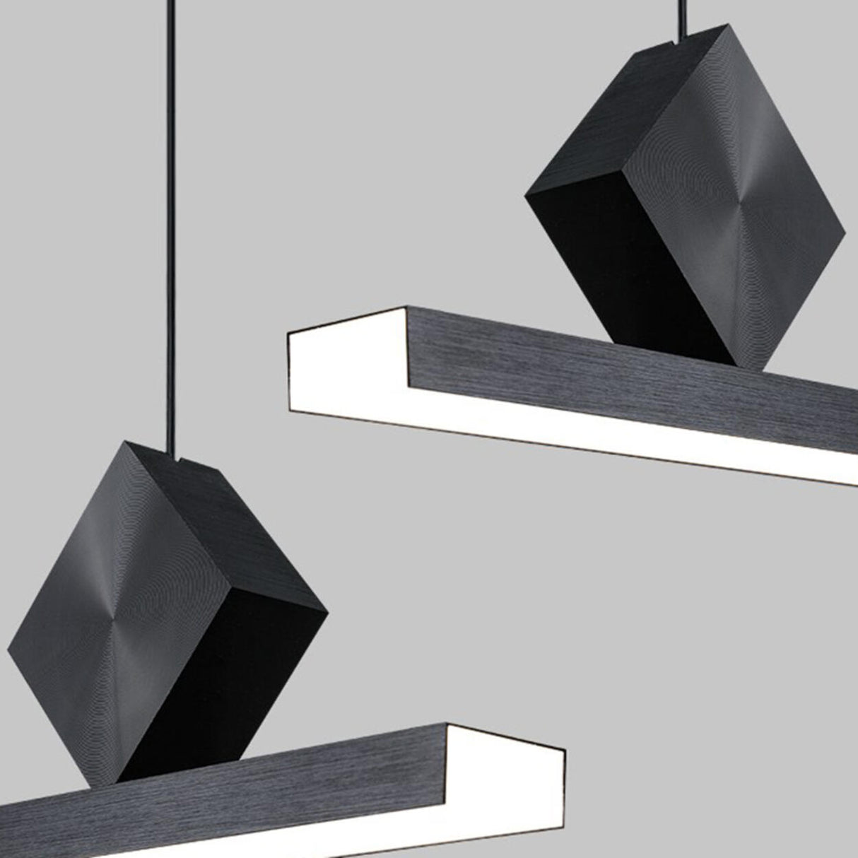 Modish Adjustable Minimalist Linear Island Pendant Light Image - 10