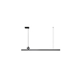 Modish Adjustable Minimalist Linear Island Pendant Light Image - 5