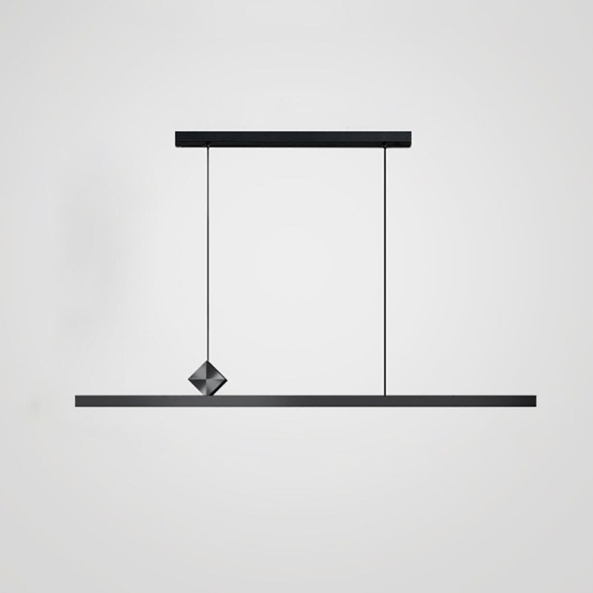 Modish Adjustable Minimalist Linear Island Pendant Light Image - 8