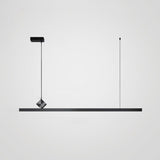 Modish Adjustable Minimalist Linear Island Pendant Light Image - 9