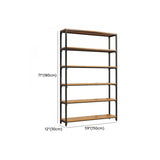 Modish Alloy Frame Rectangle Etagere Display Bookcase Image - 20