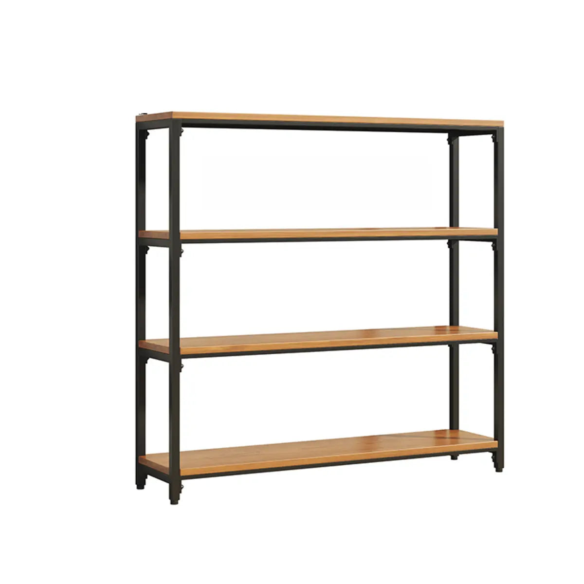 Modish Alloy Frame Rectangle Etagere Display Bookcase Image - 3