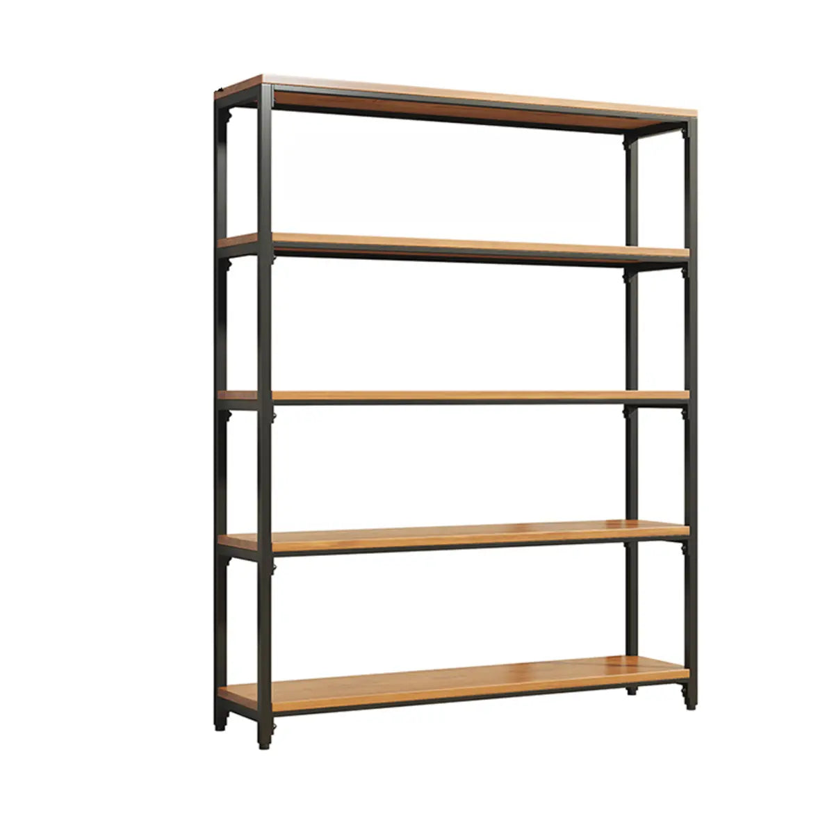 Modish Alloy Frame Rectangle Etagere Display Bookcase Image - 5