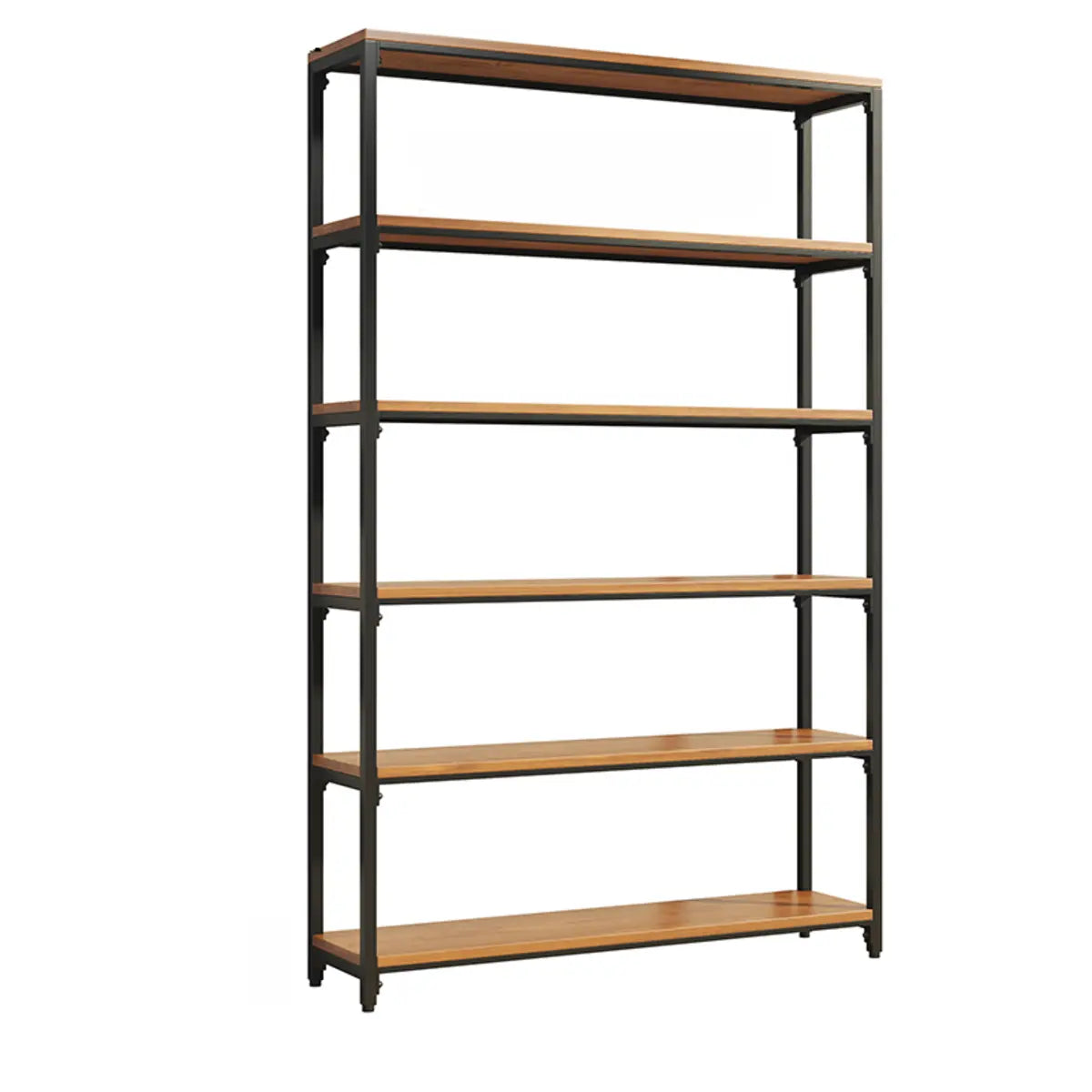 Modish Alloy Frame Rectangle Etagere Display Bookcase Image - 7