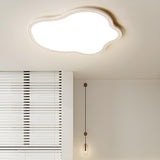 Modish Bedroom Cloud White LED Flush Mount Ceiling Lamp Image - 4