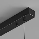 Modish Black Linear Adjustable Island Ceiling Light Image - 10