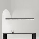 Modish Black Linear Adjustable Island Ceiling Light Image - 3