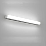 Modish Black Rectangular LED Bathroom Vanity Light Image - 11