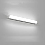 Modish Black Rectangular LED Bathroom Vanity Light Image - 17