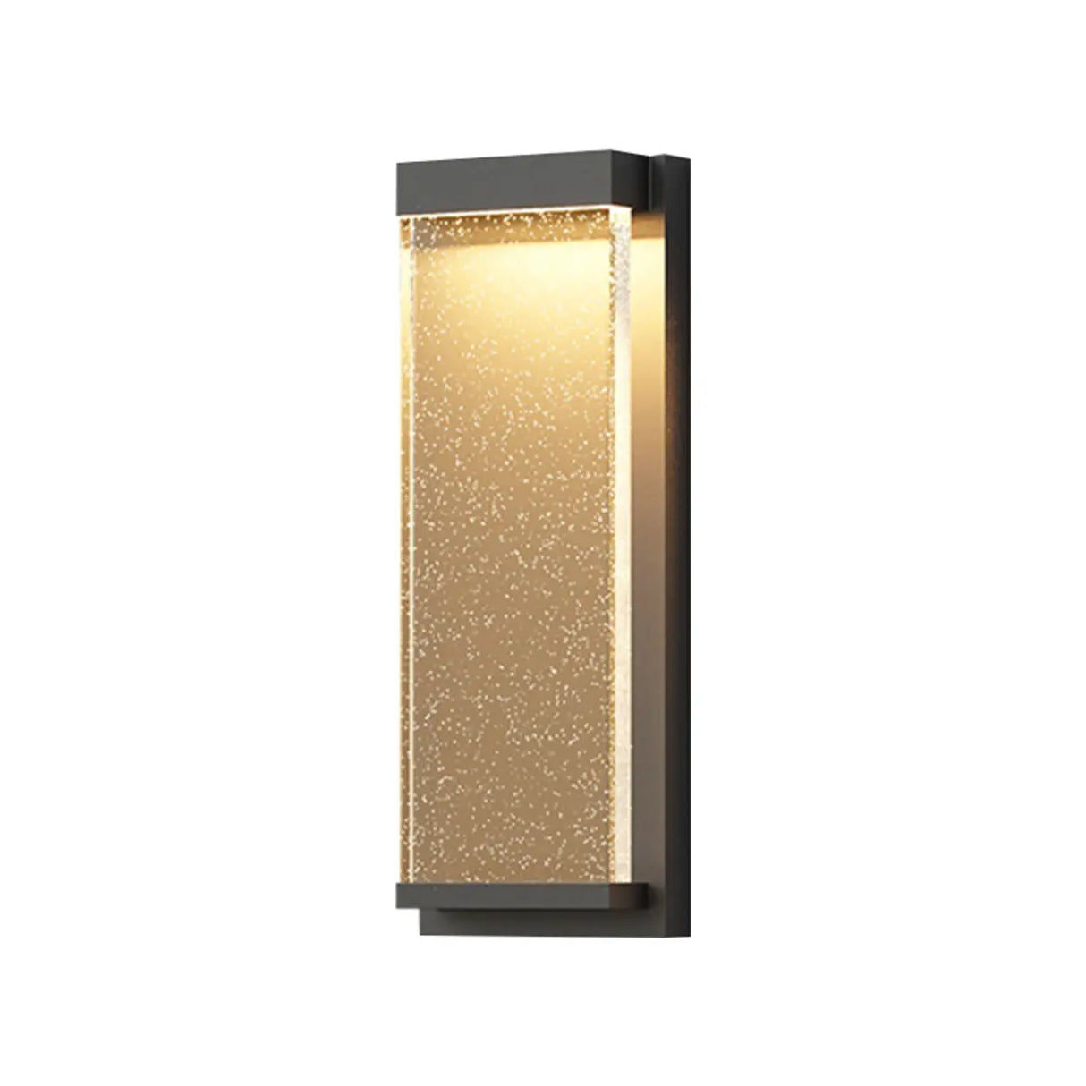 Modish Clear Rectangular Metal External LED Wall Light Image - 5