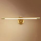 Modish Cylinder Brass Wall-Mounted LED Vanity Light Image - 2