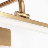 Modish Gold Linear LED Bathroom Vanity Light Fixture Image - 7