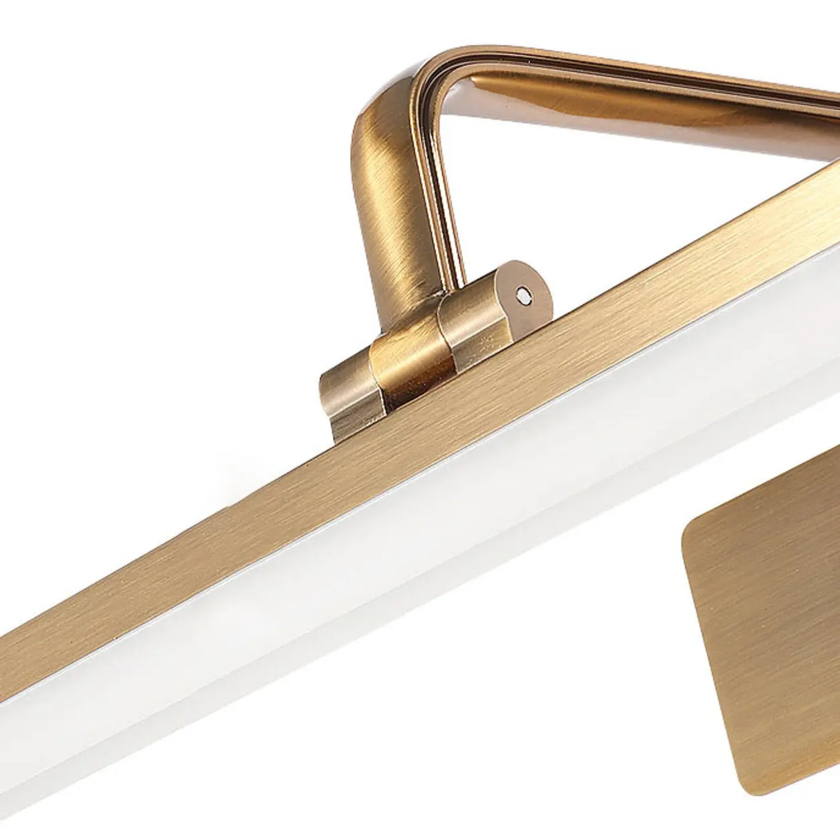 Modish Gold Linear LED Bathroom Vanity Light Fixture Image - 8