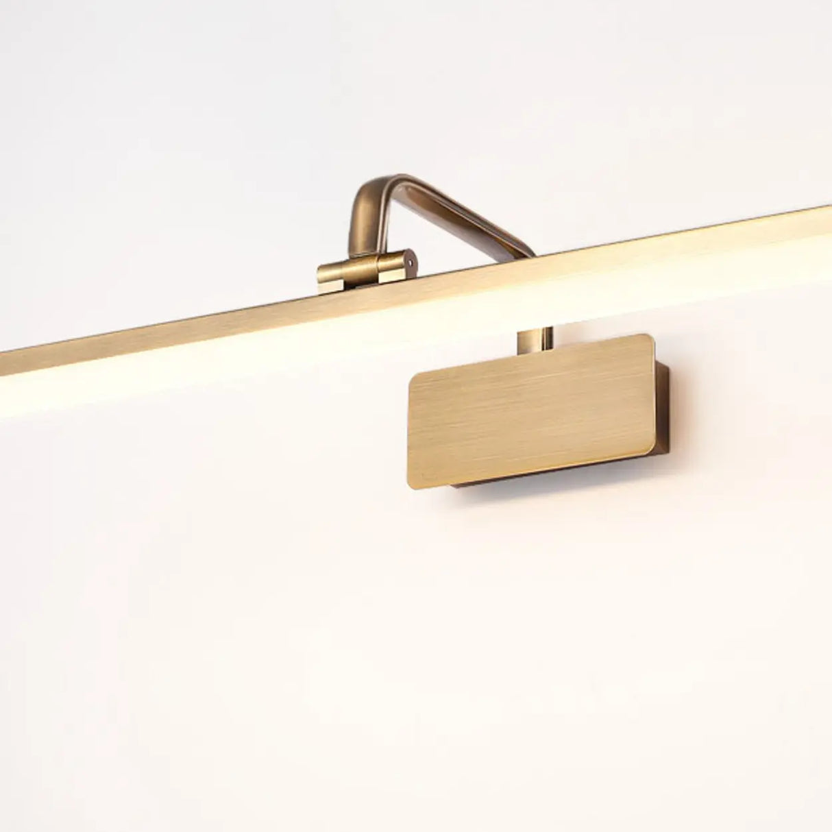 Modish Gold Linear LED Bathroom Vanity Light Fixture Image - 9