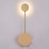 Modish Multi-Point LED Gold Geometric Wall Sconce Image - 18