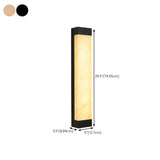 Modish Rectangle Outdoor Wall Light Black Warm Light Image - 19