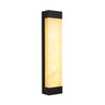 Modish Rectangle Outdoor Wall Light Black Warm Light Image - 9