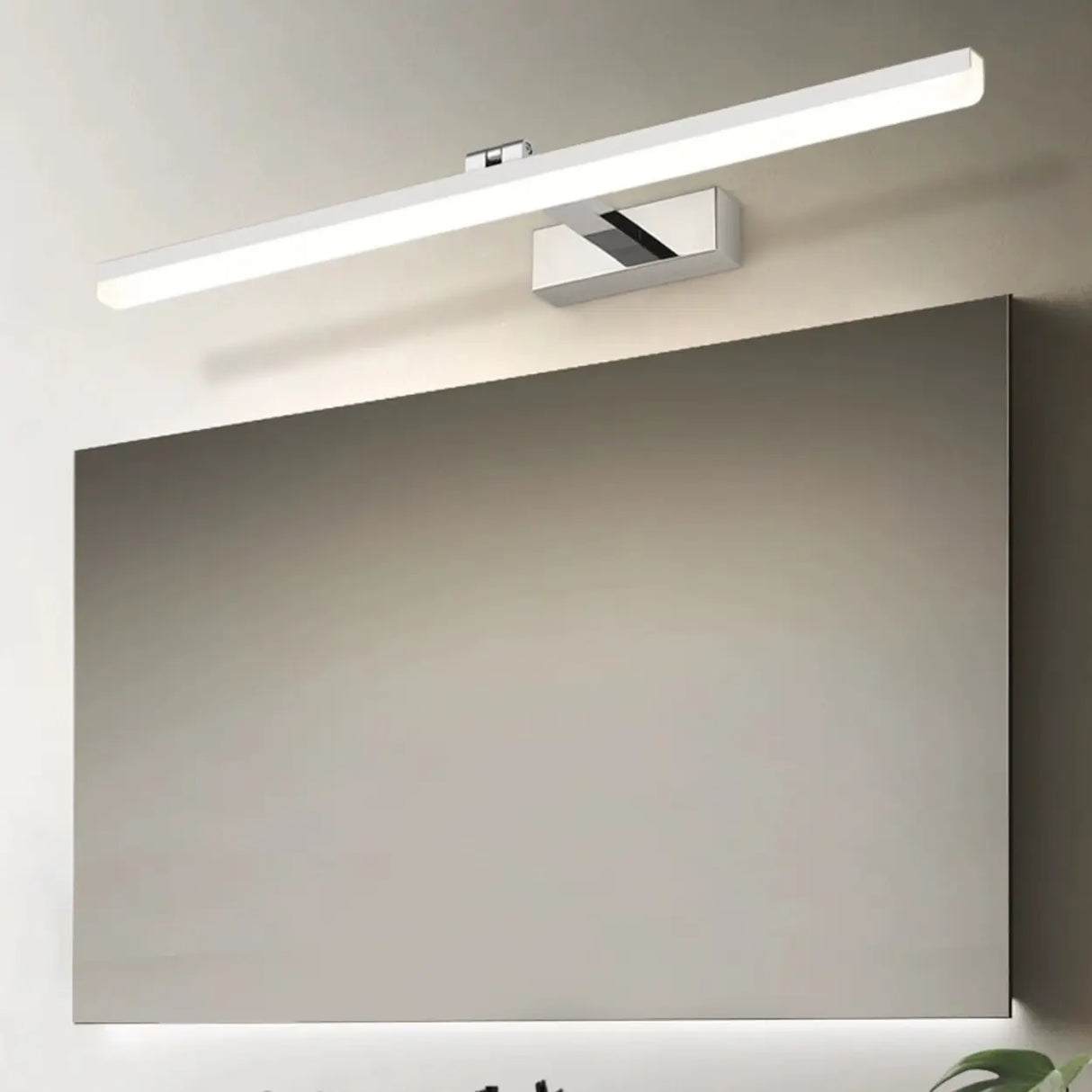 Modish Rectangular LED Bathroom Mirror Vanity Light Image - 3